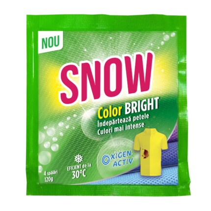 Pudra pentru indepartarea petelor Snow Color Bright 120g