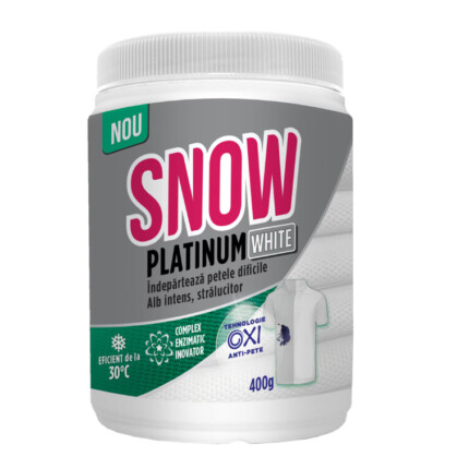 Pudra pentru indepartarea petelor Snow Platinum White 400 g