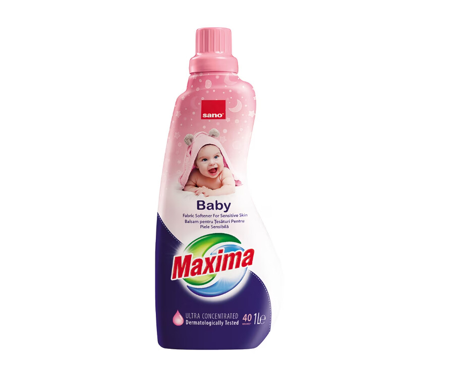 Balsam de rufe ultra concentrat Sano baby 40 spalari 1l Balsam de rufe ultra concentrat Sano baby 40 spalari 1l
