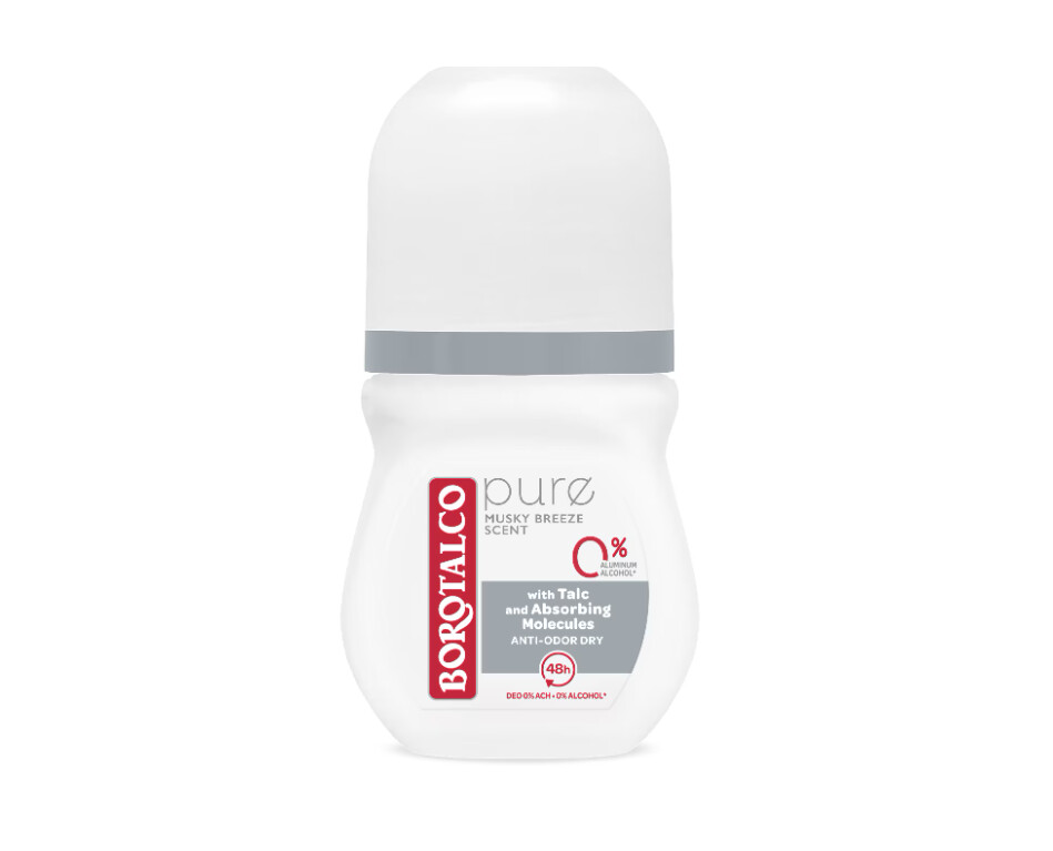 Deodorant roll-on Borotalco Pure 50ml Deodorant roll-on Borotalco Pure 50ml