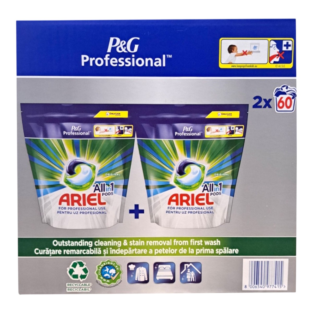 Ariel AllIn1 Pods Capsue 2X60Buc Original Ariel AllIn1 Pods Capsue 2X60Buc Original