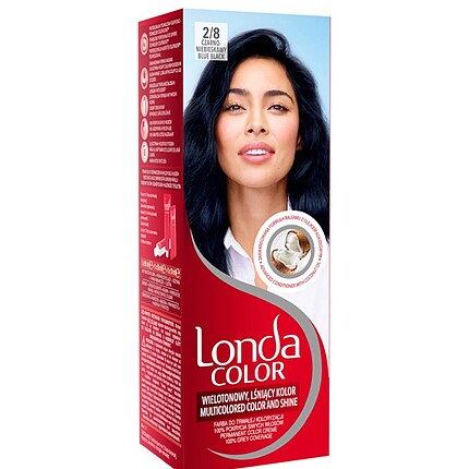 Vopsea de par permanenta Londa 2/8 Negru albastrui 110ml