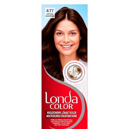 Vopsea de par permanenta Londa 4/77 Saten auriu 110ml