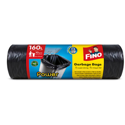 Fino Saci Menaj Super Strong Power Negri 160l 10buc/rola