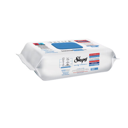 Servetele Umede Sleepy cu Bicarbonat Multisuprafete Bleach Additive 100 buc