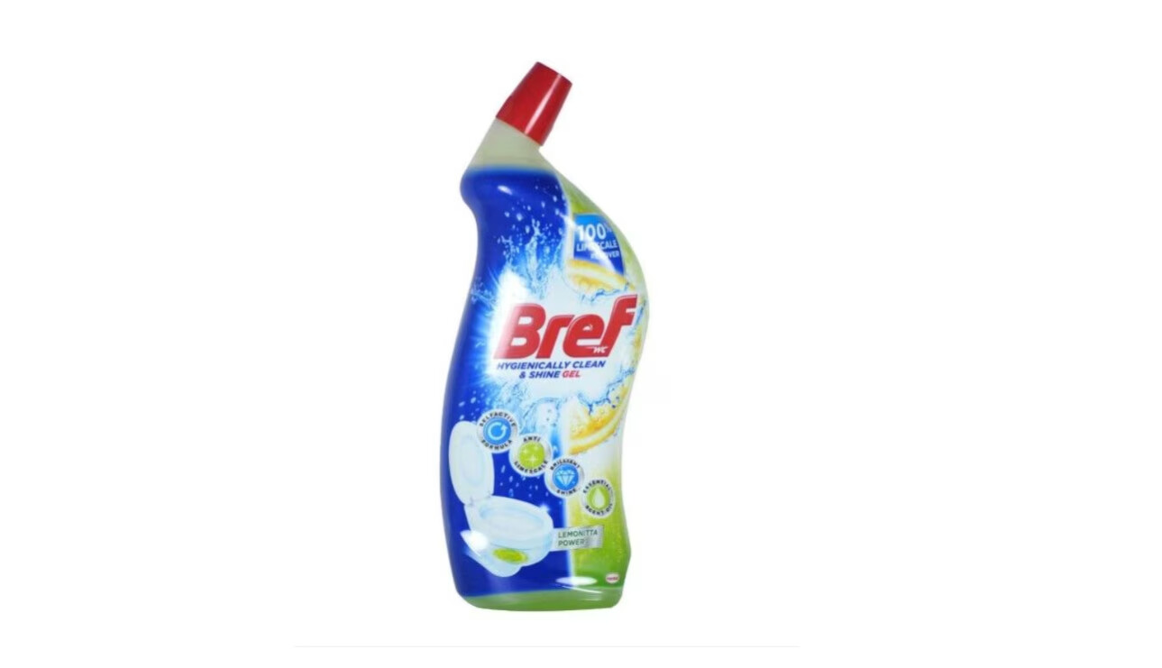 Detergent gel pentru wc Bref 700ml lemon