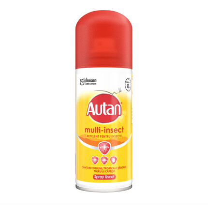 Repelent anti-tantari si capuse Autan Spray Multi Insect 100ml