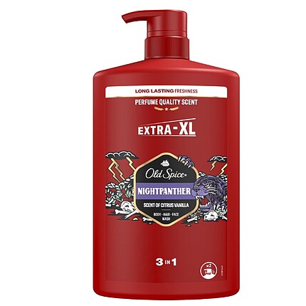 Gel de dus si sampon 3 in 1 Old Spice Nightpanther