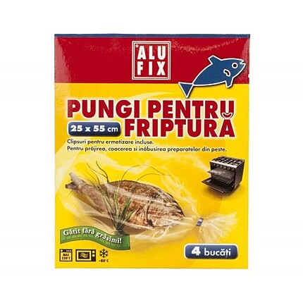 Alufix Pungi Friptura 4buc/set 25*55cm