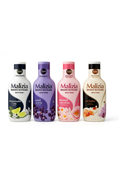 1_org_zoom-102.jpg Malizia Set 4X Gel de Dus Bergamoto, Iris, Monoi, Orhidea 1L - imagine 1
