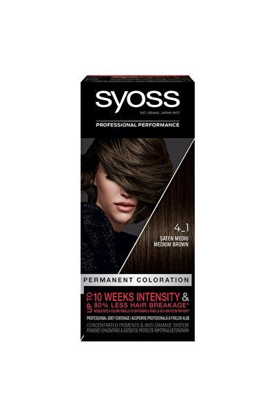 1_org_zoom-127.jpg Syoss Color Baseline 4-1 Medium Satin Permanent Hair Dye, 115 ml - imagine 1