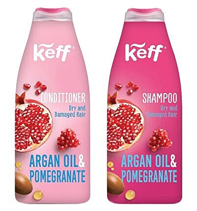 Sano Keff Argan Oil & Pomegranate: Shampoo 500 ml + Conditioner 500 ml