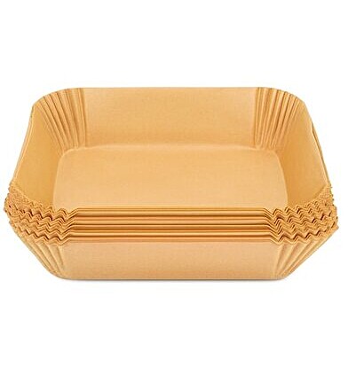 OEM Set of 50 baking paper for deep fryer, microwave oven, non-stick, cooking without oil, 20 cm