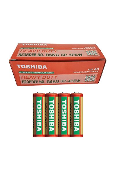 1_org_zoom-153.jpg Toshiba Set of 40 AA batteries, Toshiba Heavy Duty, R6, 1.5V, wrapped in foil - imagine 1