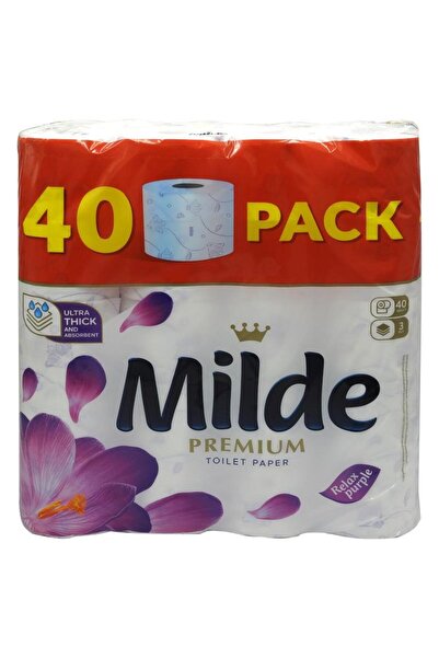 1_org_zoom-16.jpg mildecor MILDE TOILET PAPER 40ROLLS 3-LAYER RELAX PURPLE - imagine 1