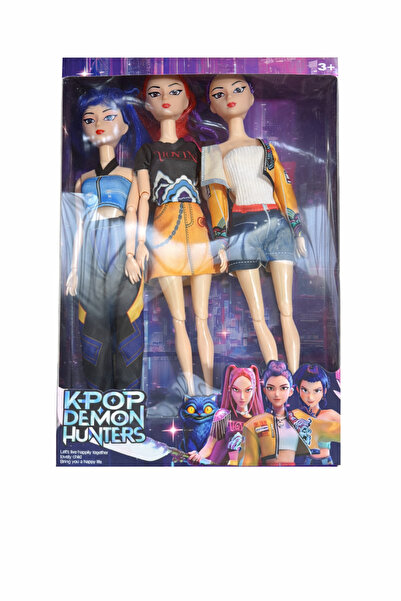 1_org_zoom-161.jpg OEM K Pop Demon Hunters Girl Doll Set 3 Pieces - imagine 1