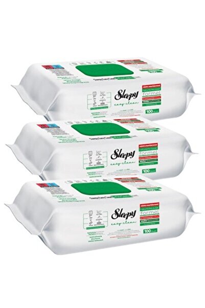 1_org_zoom-184.jpg Package - 3 x Easy Clean White Soap Multi-Surface Wet Wipes 100 pcs - imagine 1