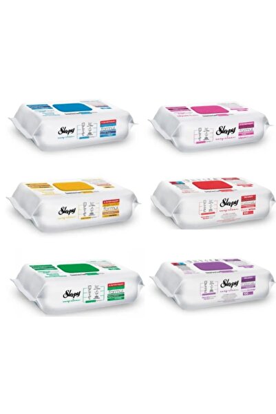1_org_zoom-191.jpg Mixed pack of 6 x Easy Clean surface cleaning wipes, 100pcs/pack - imagine 1