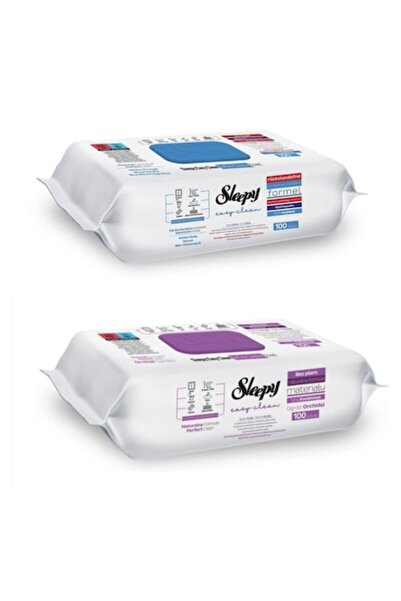 1_org_zoom-194.jpg Pack of wet wipes, 2 x 100 pcs, white vinegar and baking soda, extra large - imagine 1