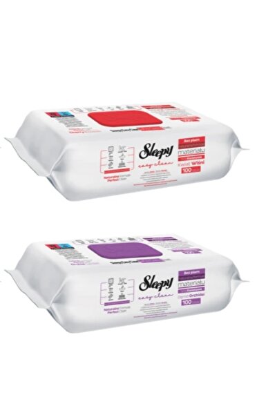1_org_zoom-256.jpg Package of wet wipes with orchid and cherry scent 200 pcs - imagine 1