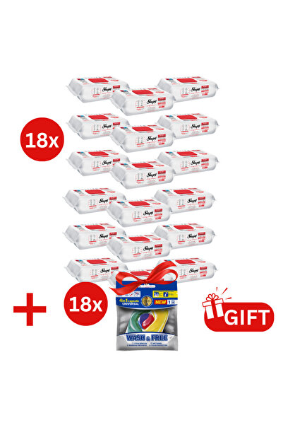 1_org_zoom-316.jpg PACHET PROMO: 18× Șervețele Cherry Blossom 100 buc + 18× Capsule rufe Wash & Free 4in1 - imagine 1