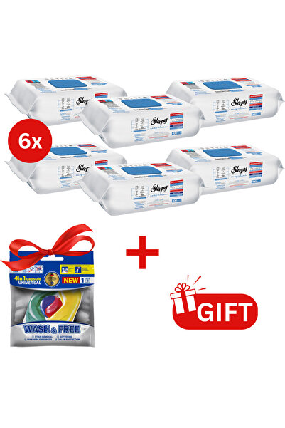 1_org_zoom-319.jpg PACHET PROMO: 6× Șervețele Bleach Additive 100 buc + 6× Capsule rufe Wash & Free 4in1 - imagine 1