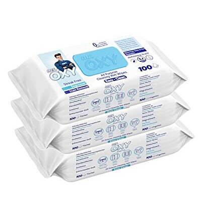 MR.OXY Servetele umede multisuprafete Mr. Oxy Easy Clean, 3 x 100, 300 buc