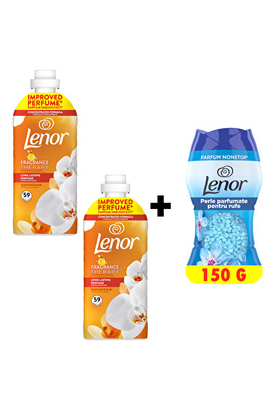 1_org_zoom-83.jpg lenor PACKAGE OF 2 X 1.239 ML ORCHID&VANILLA+PEARL LINER CONDITIONER 1 X 150 G SPRING AWAK - imagine 1