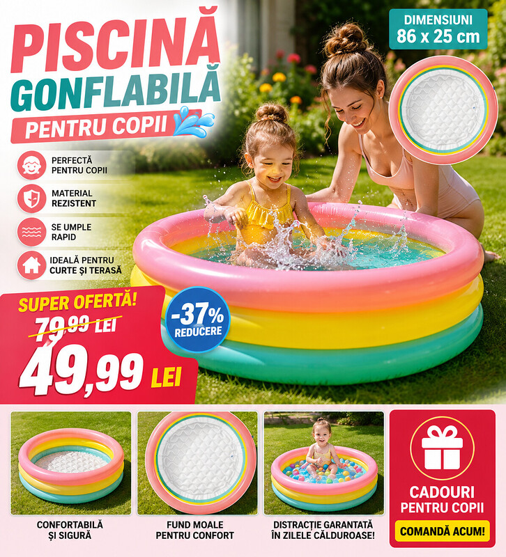 Piscina gonflabila Intex pentru copii 86 x 25 cm